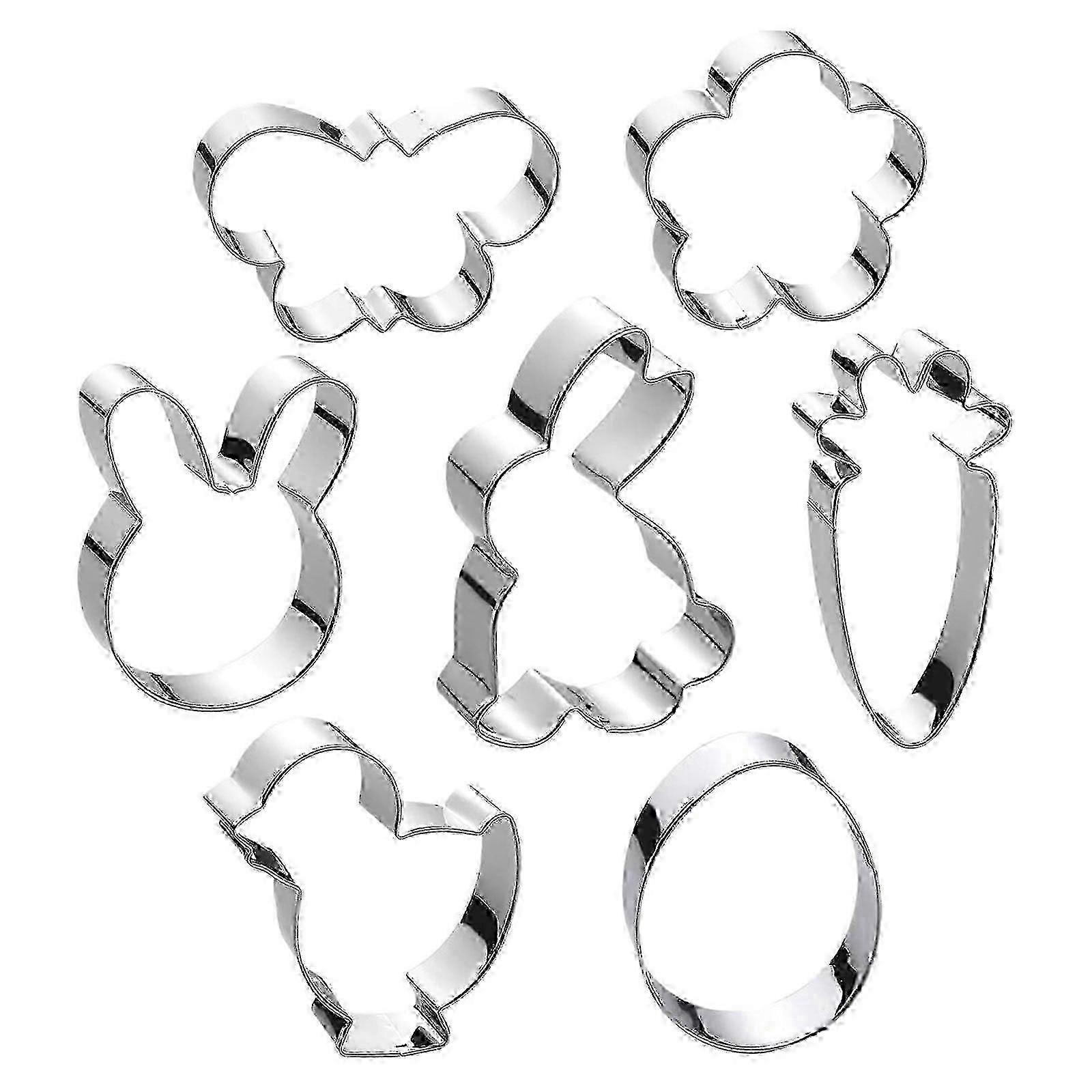3-Pc Easter Stainless Cookie Cutters