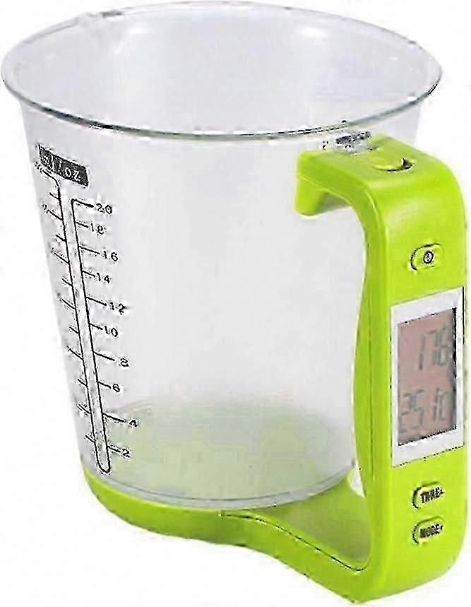 Precise Digital Measurement: LCD Electronic Digital Measuring Cup Kitchen Scale