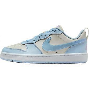 Tênis de skate Nike Court Borough cano baixo, azul e amarelo, unissex, IH4048-001