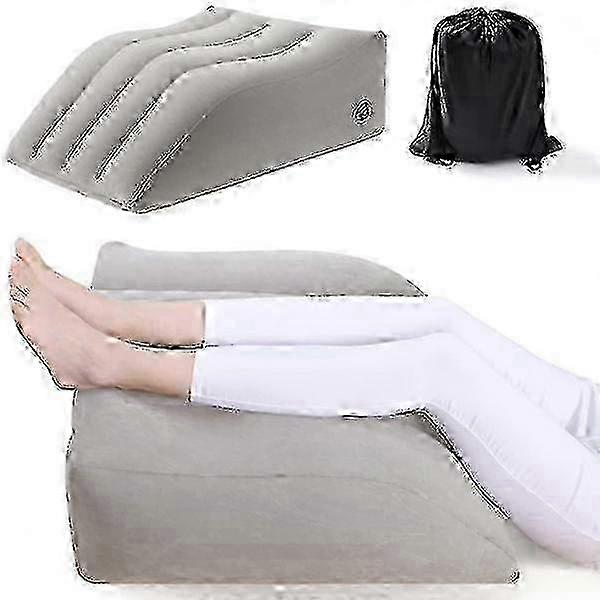 1pc Inflatable Leg Raiser Pillow compatible with Sleeping Support