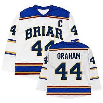 Men Women Long Sleeve Tee Off Campus Briar University Hockey Jersey Graham 44 22 DI LAURENTIS 66 Tucker46 Design T-shirt Print