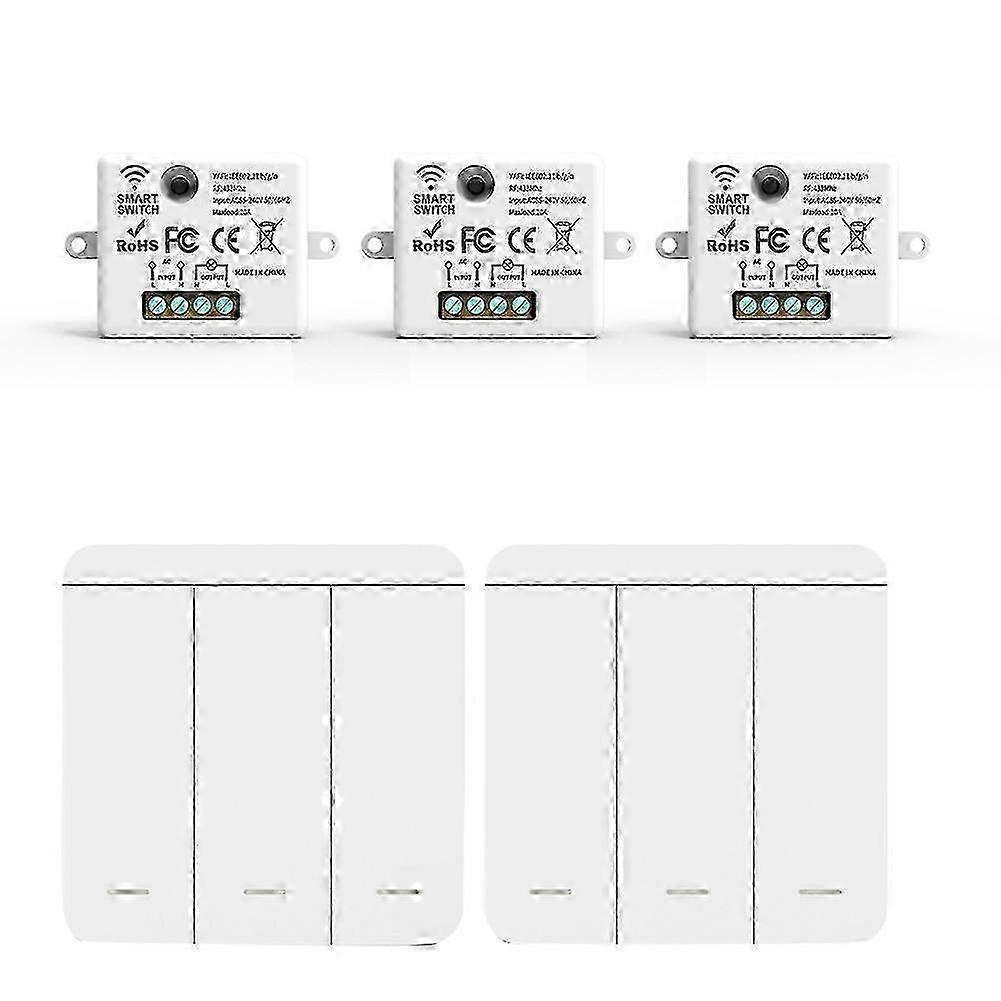 Wireless Light Switch Kit 3PCS