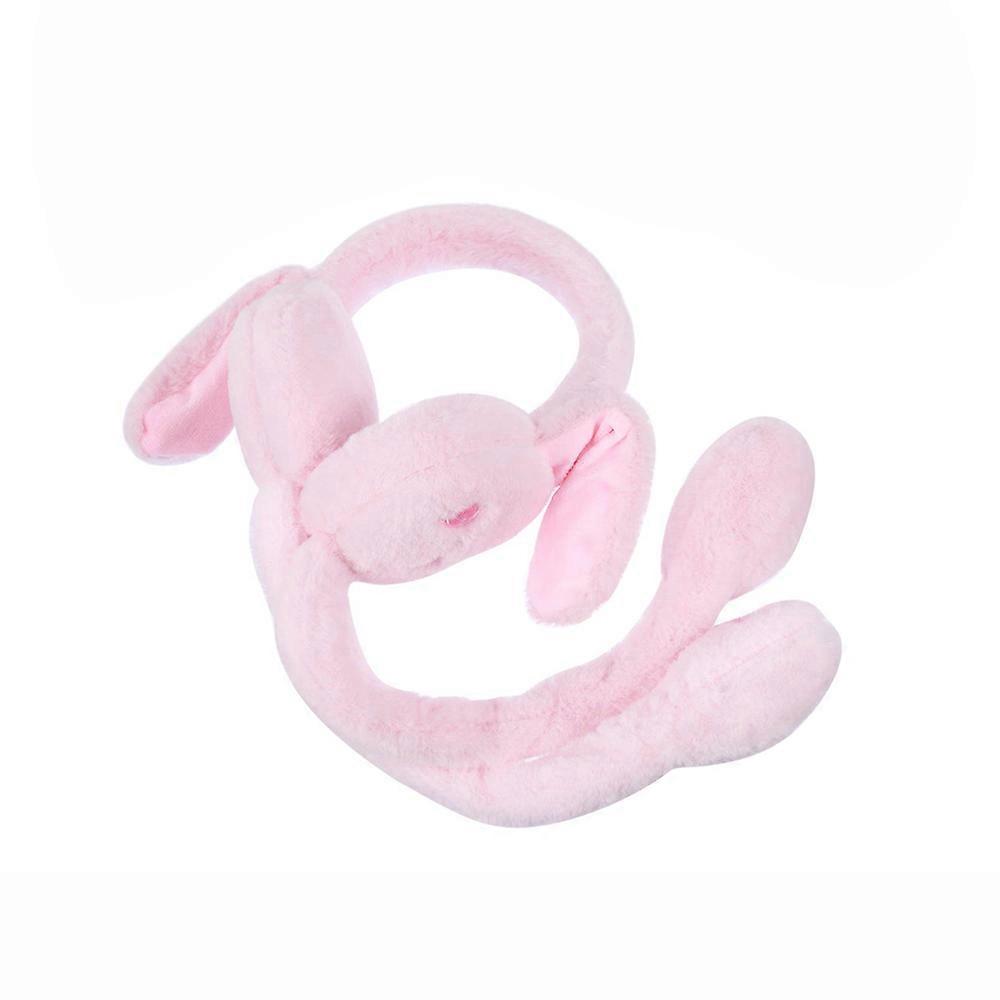 Plush Windproof Warm Earmuff with Movable Rabbit Ears