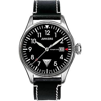 Cockpit ju52 Quartz Analog Man Watch with Cowhide Bracelet 6144-2
