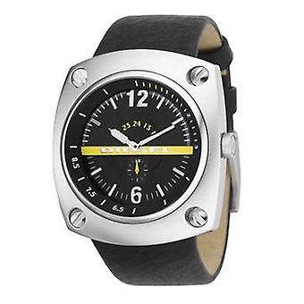 Dieseluhren Quarz Analog Man Uhr mit Rindsleder Armband DZ1199