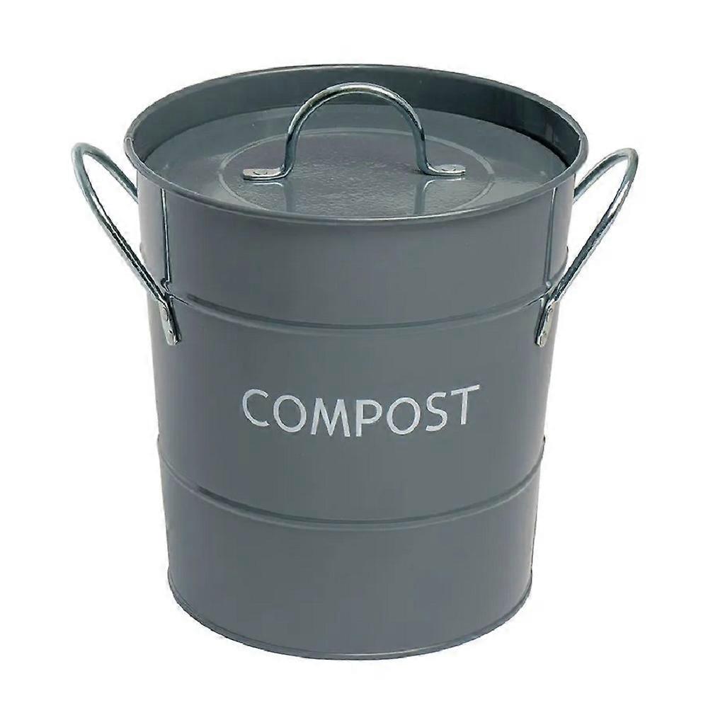 Compost Bin: 3.5 Litre Kitchen Compost Bin, Grey