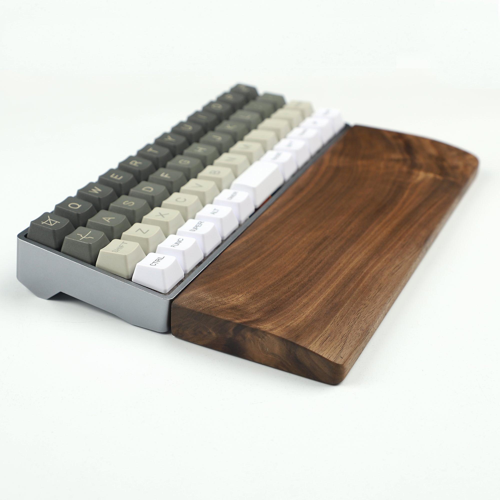 Mini Wooden Wrist Rest Solid Wood Walnut For 40% Cute Keyboard