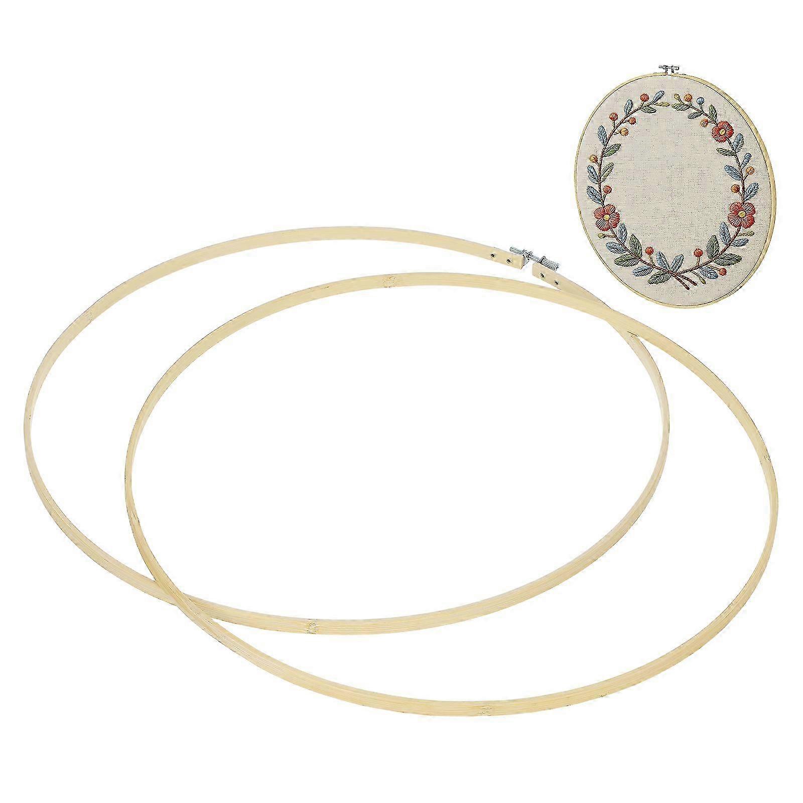 40cm Bamboo Sewing Embroidery Hoop