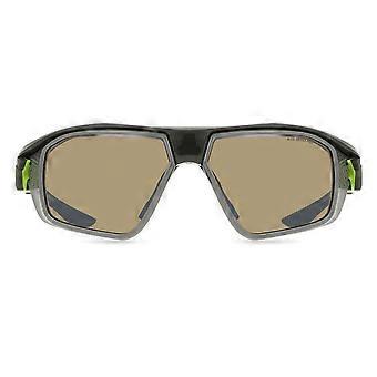 Nike SHOW X3 FF IM9736X 355 Full Rim Sequoia Green Grey Men Wraparound Sunglasses UV3 Original