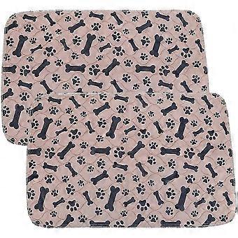 2Pcs Dog Urine Mat Washable Dog Pee Mat Pet Pad Washable Dog Pee Pad Small Pets Pee Pad