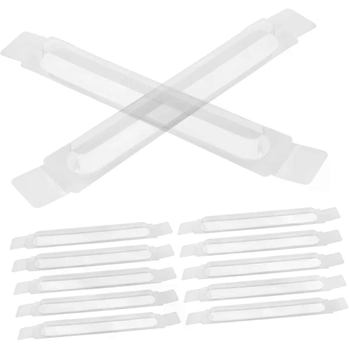 12pcs Wall Clock Hands Protection Box Clock Pointer Protective Case PVC Secure Box Inner Diameter