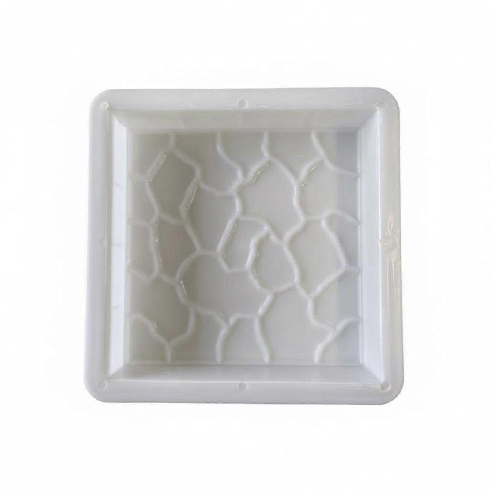 Plastic Paver Form Long-Lasting Irregular Stone Pattern Form Reusable for Patio