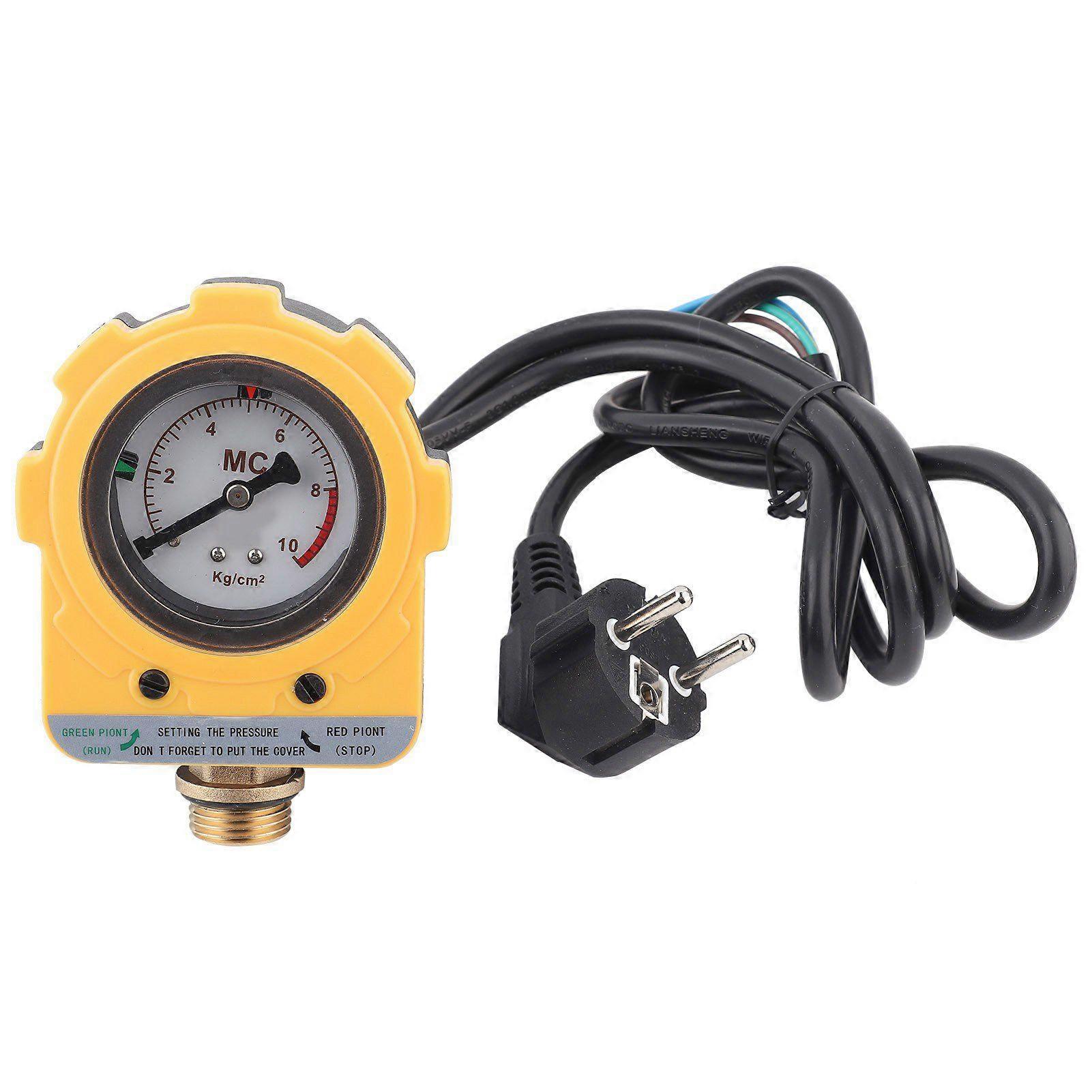 220V 10 Bar Pressure Controller Unit Electronic Switch for Water Pump (EU Plug) YEMAA