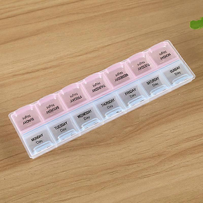 12-Compartment Portable Pill Box