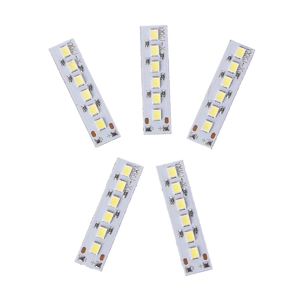 5 قطع للتيار المستمر 3.7 فولت -5 فولت تيار مستمر LED ضوء ليثيوم على USB 18650 يعتم