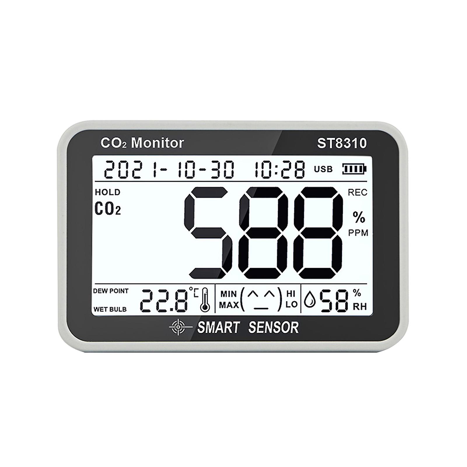 Air Quality Monitor 3 In 1 Indoor Co2 Temperature Humidity Tester