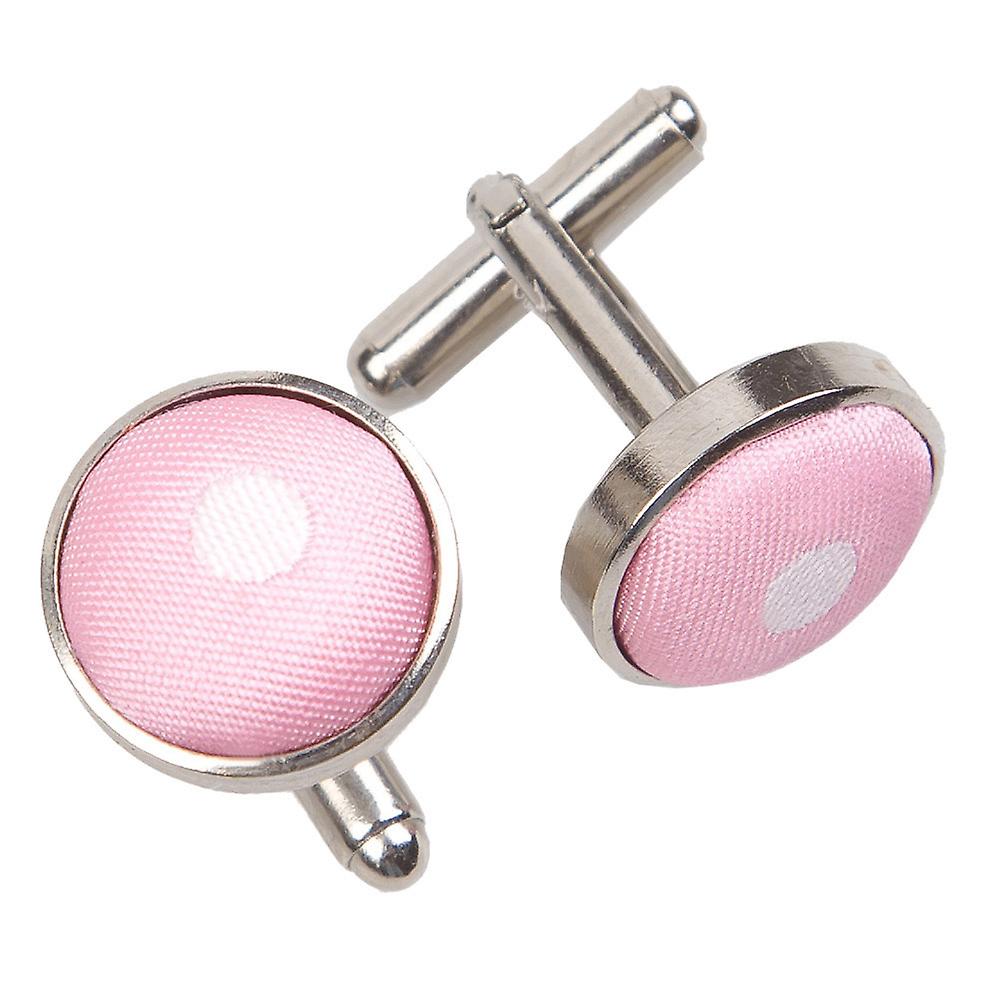 Pink Polka Dot Classic Cufflinks