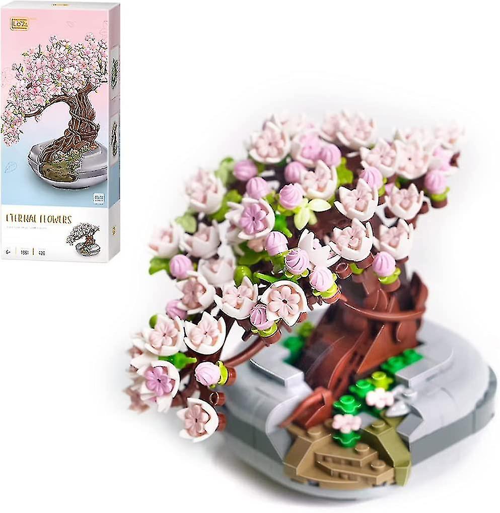 Cherry Tree , 426 Pcs Plant Building Bs B Set, Compatible With Technics, 13.5 X 7.5 X 10cm (14314 *chyi