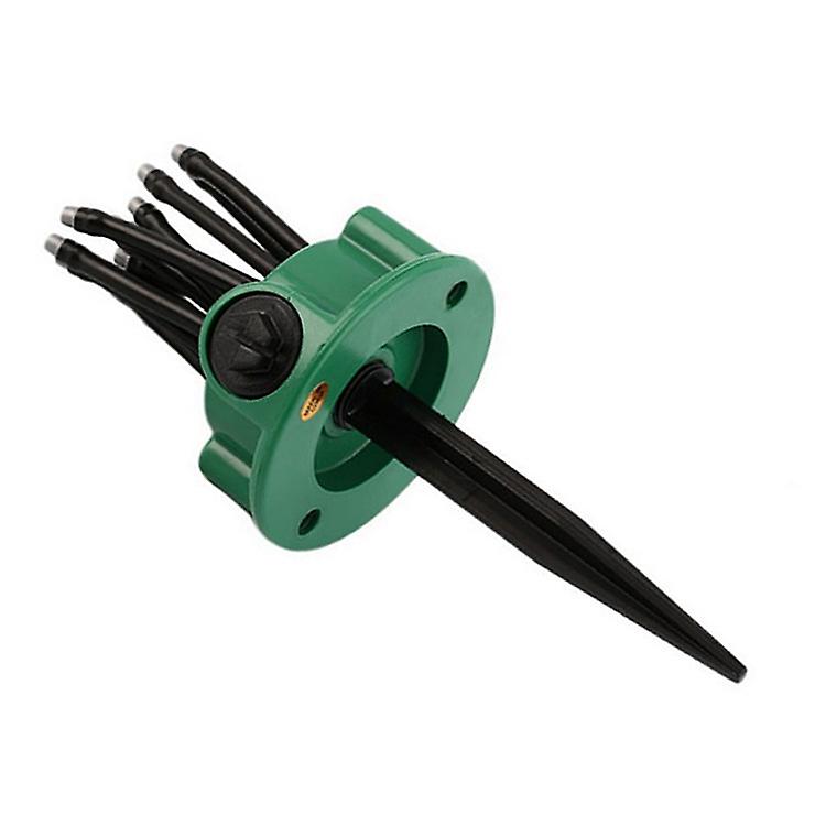 Lawn Sprinkler Garden Sprinkler 360° Automatic Rotate Lawn Sprinkler 10.8 x 10.3 x 10.1 cm