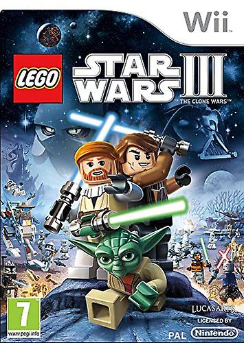 Lego Star Wars III Clone Wars (Nintendo Wii) - PAL - New & Sealed