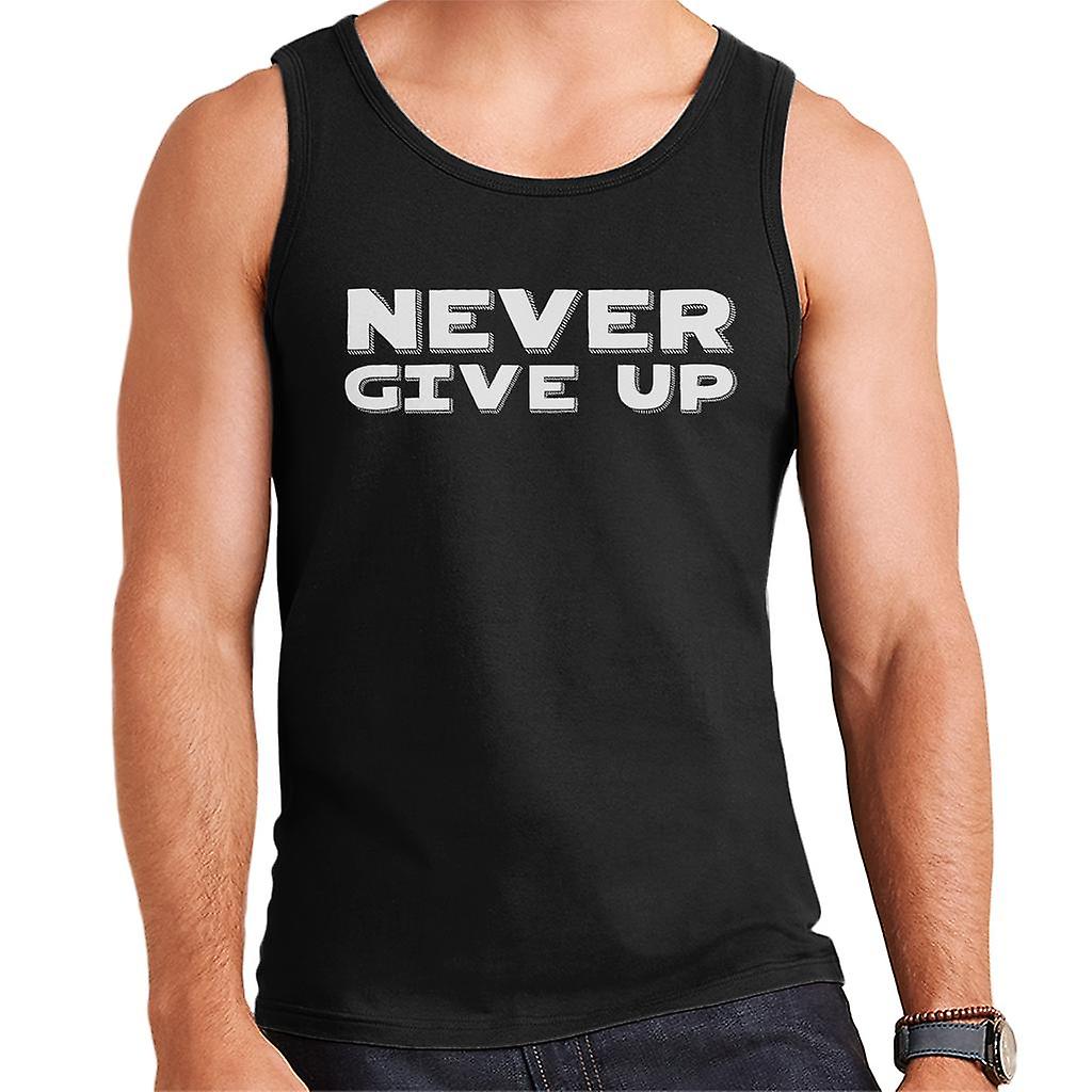 Never Give Up mannen Vest