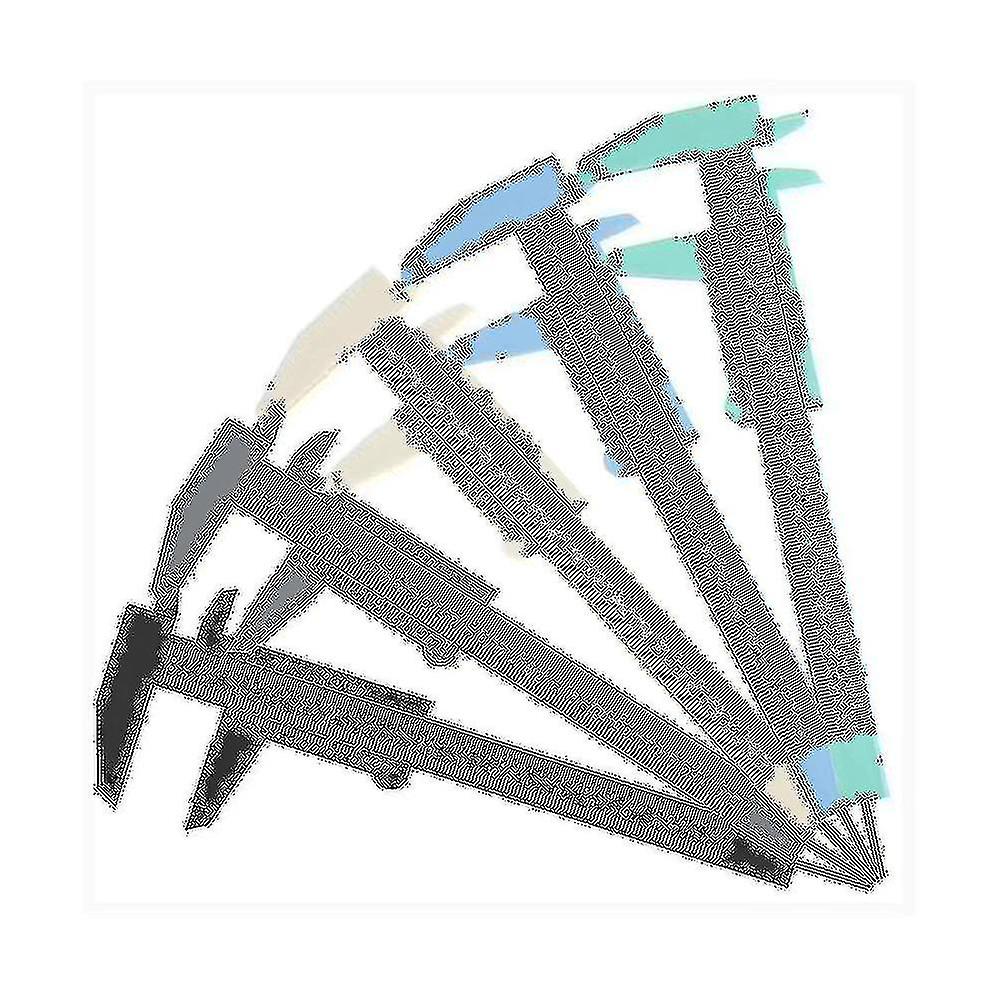 Øyenbryn Måle linjal Brow Mapping Linjalverktøy Mini Vernier Caliper Dobbel skala linjal for student