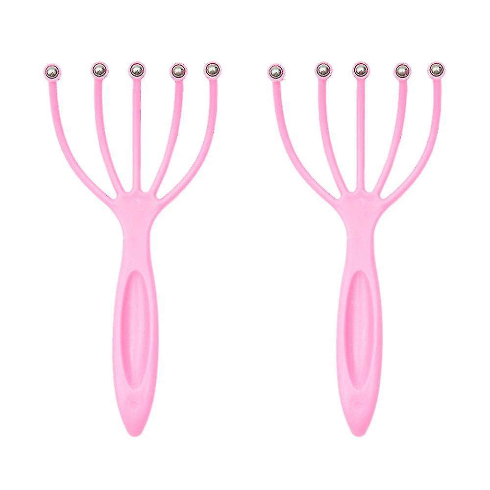 ,handheld Claw Head Massager For Deep Relaxation In The Office Home Spa. (2-pack)