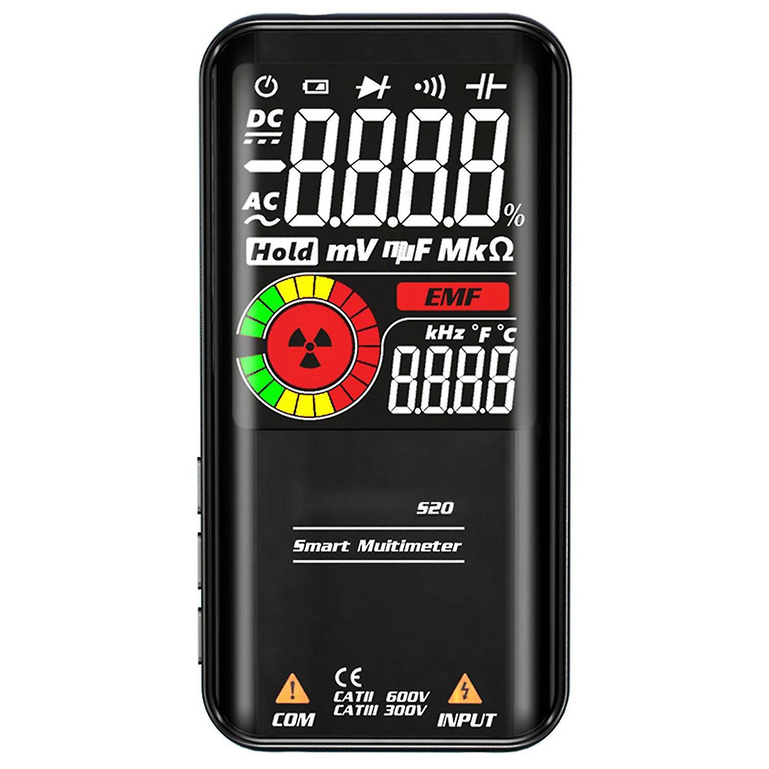 Fully Automatic Intelligent Electromagnetic Radiation Multimeter Lcd Display Anti Burning Multimeter