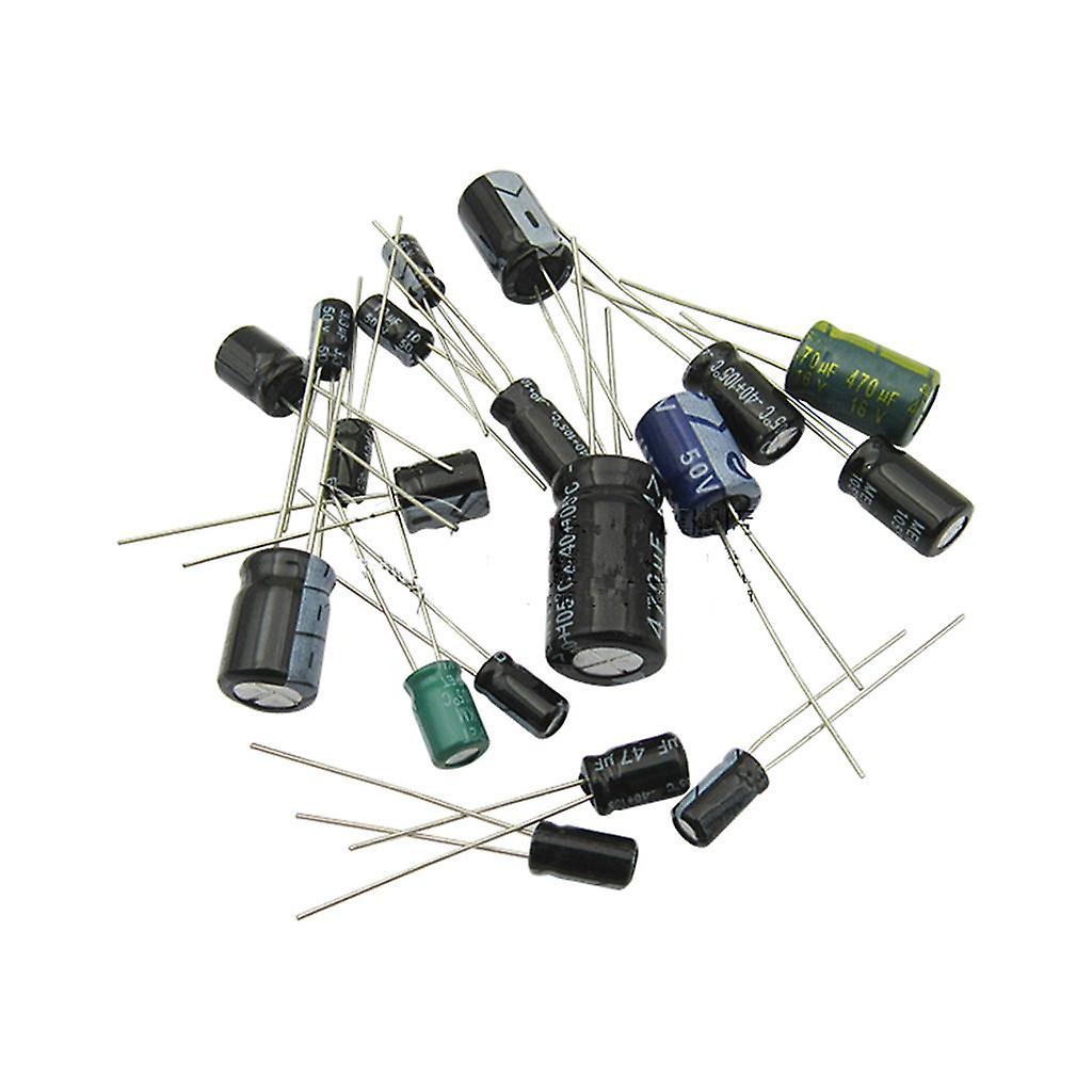 120 Pcs Electrolytic CapacitorAssortment Set Package 12Values 16V 25V 50V