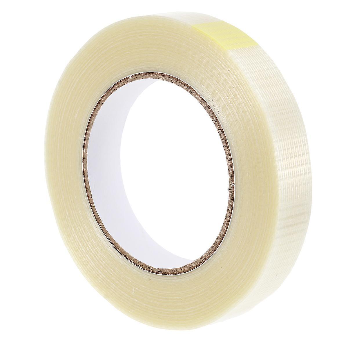 1pc Grid Fiber Tape Adhesive Tape Home Accessories Mesh Tape Single Side Tape For Home Fixing Bundli