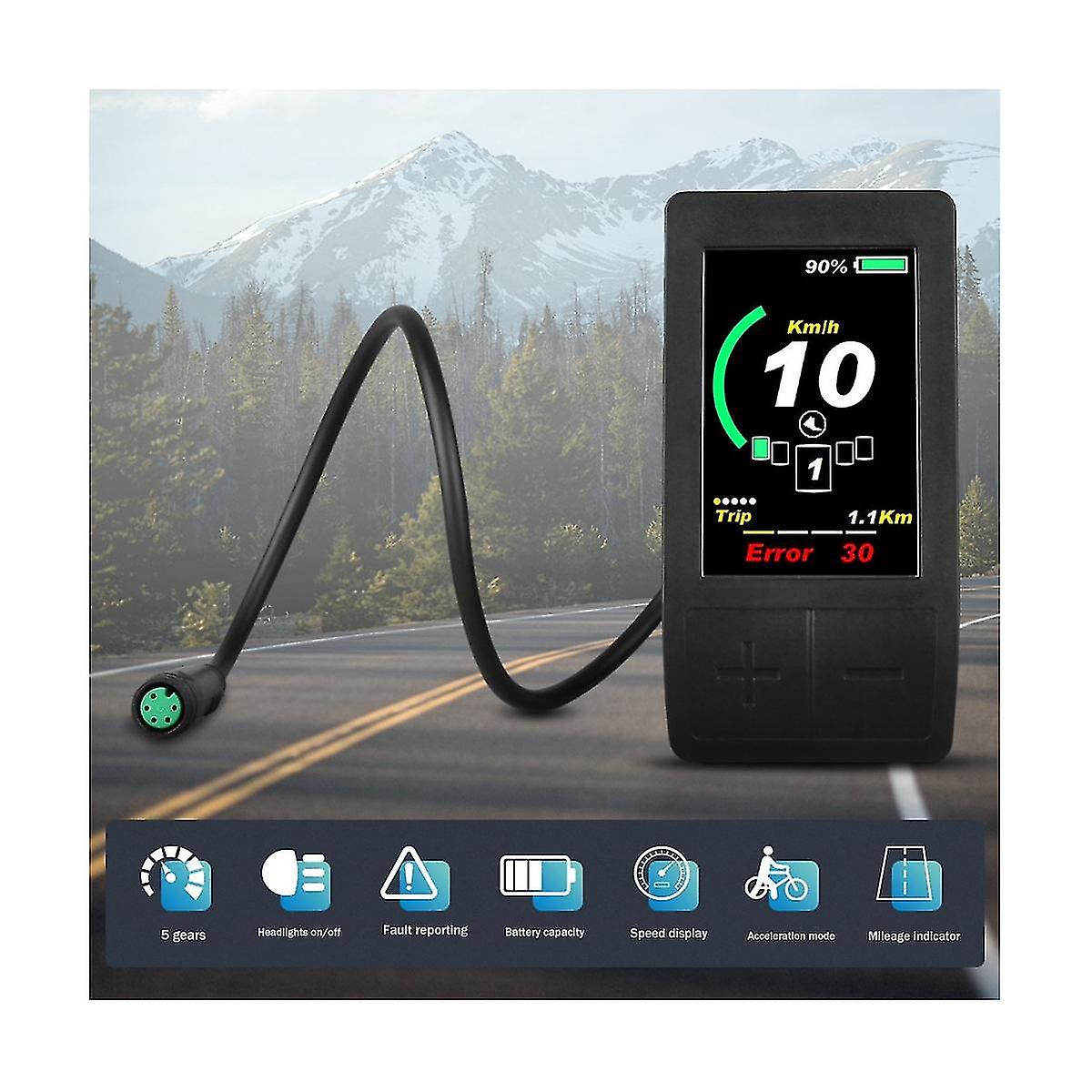 For Central Display Meter 500c-h Tft Screen Lcd Display Ycle Modified Vertical Scree