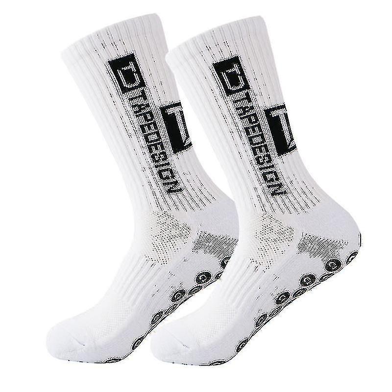 Tape Design Grip Socks - Suitable For Football, Basketball, Netball, Tennis