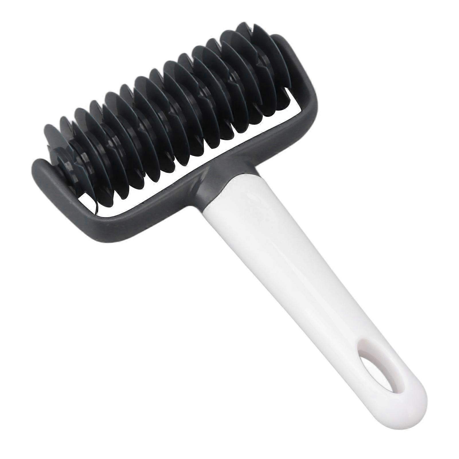 Pizza Lattice Cutter Pastry Lattice Roller Cutter with Long Handle for DIY Pastry Bread Pizza Dough