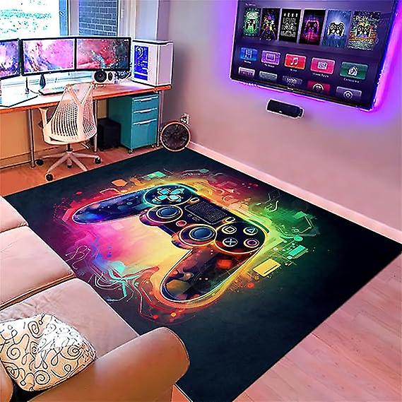 3d Pojkar Videospel Kontrollområde Mattor Gamepad Mattor Heminredning Tryckta Spelområde Mattor För Vardagsrum Spelrum Pojkar Gåvor Kristall