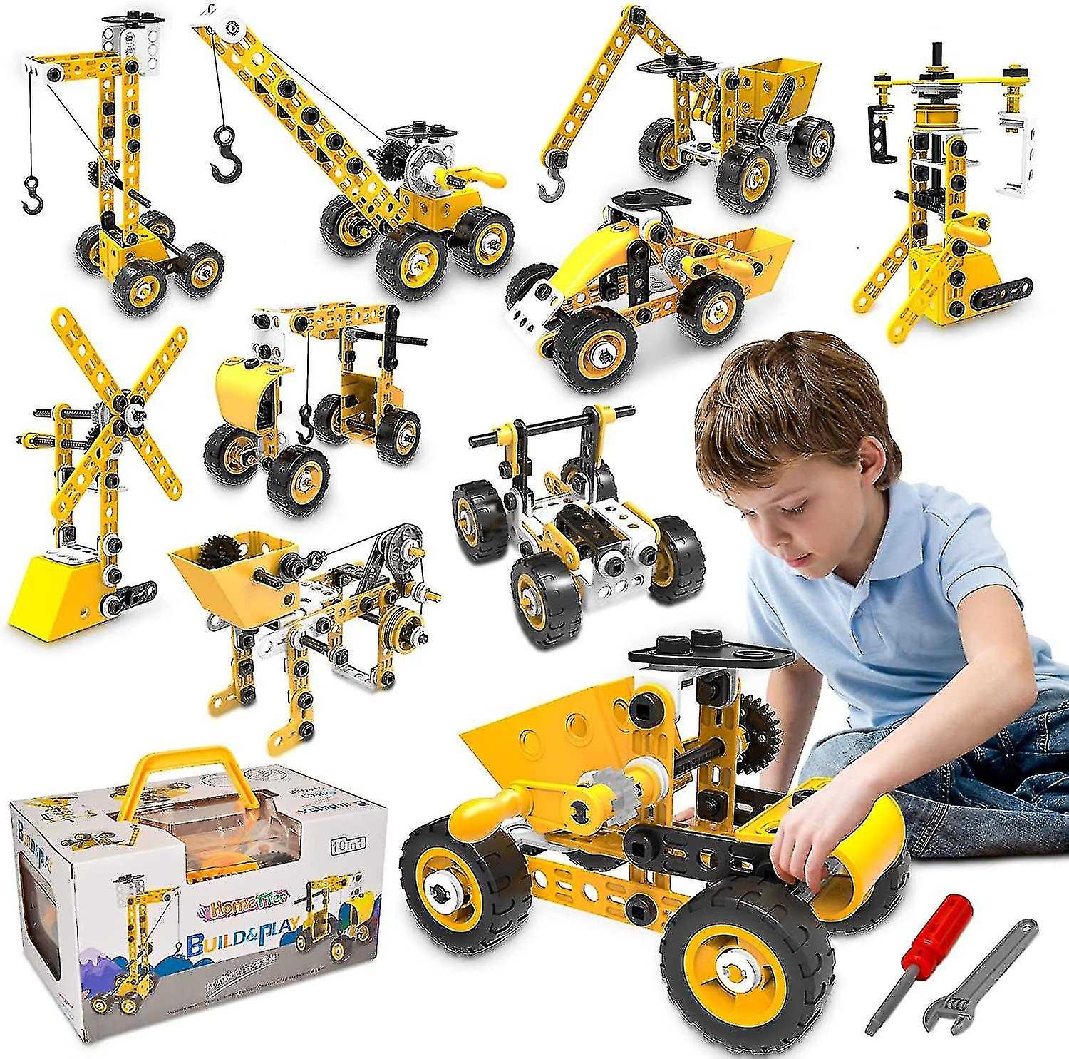 Kids Educational Construction Set - STEM Learning Toy - Ages 5-10+