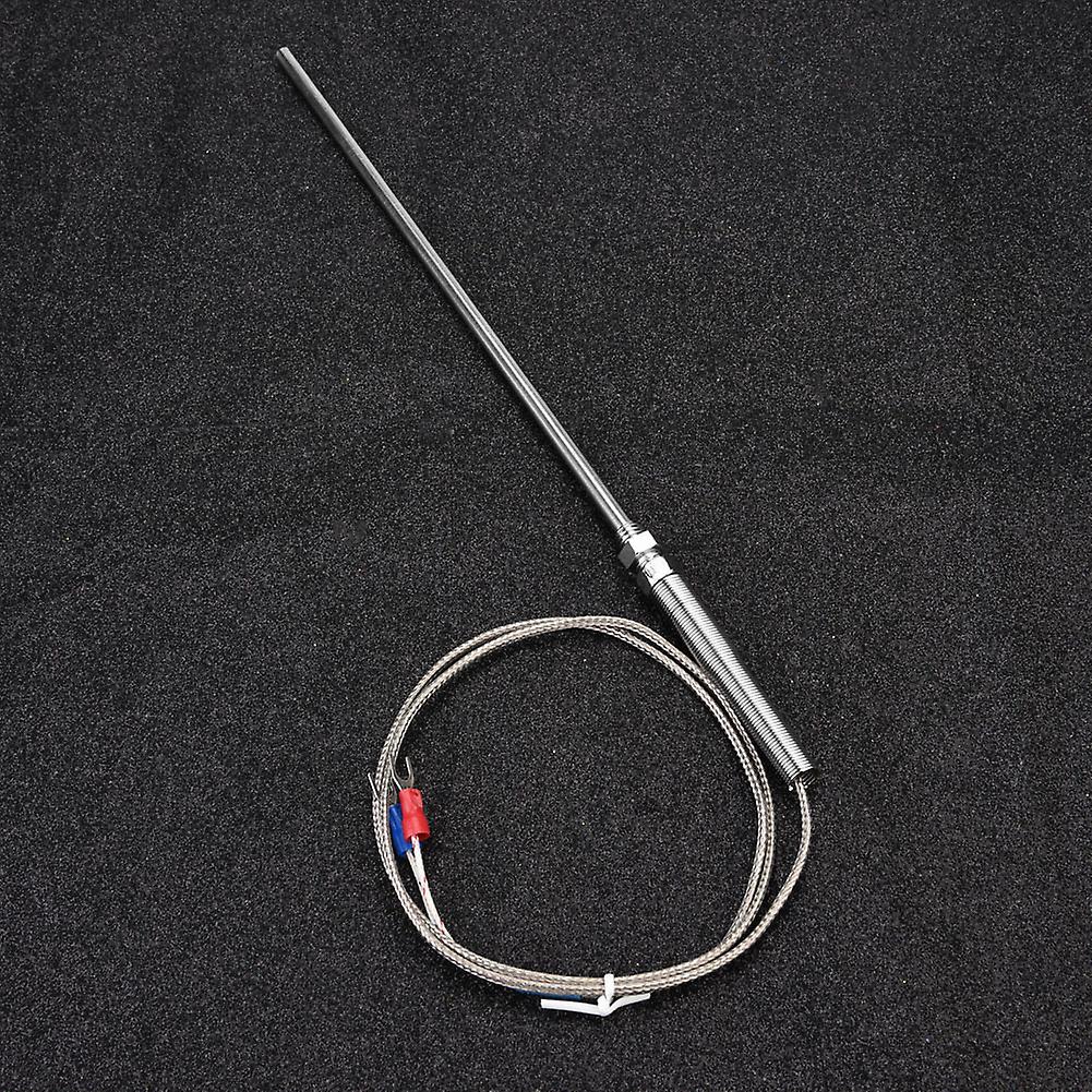 Type K thermocouple temperature probe with M8 thread, 200 mm, 0-400 °C (1 m)