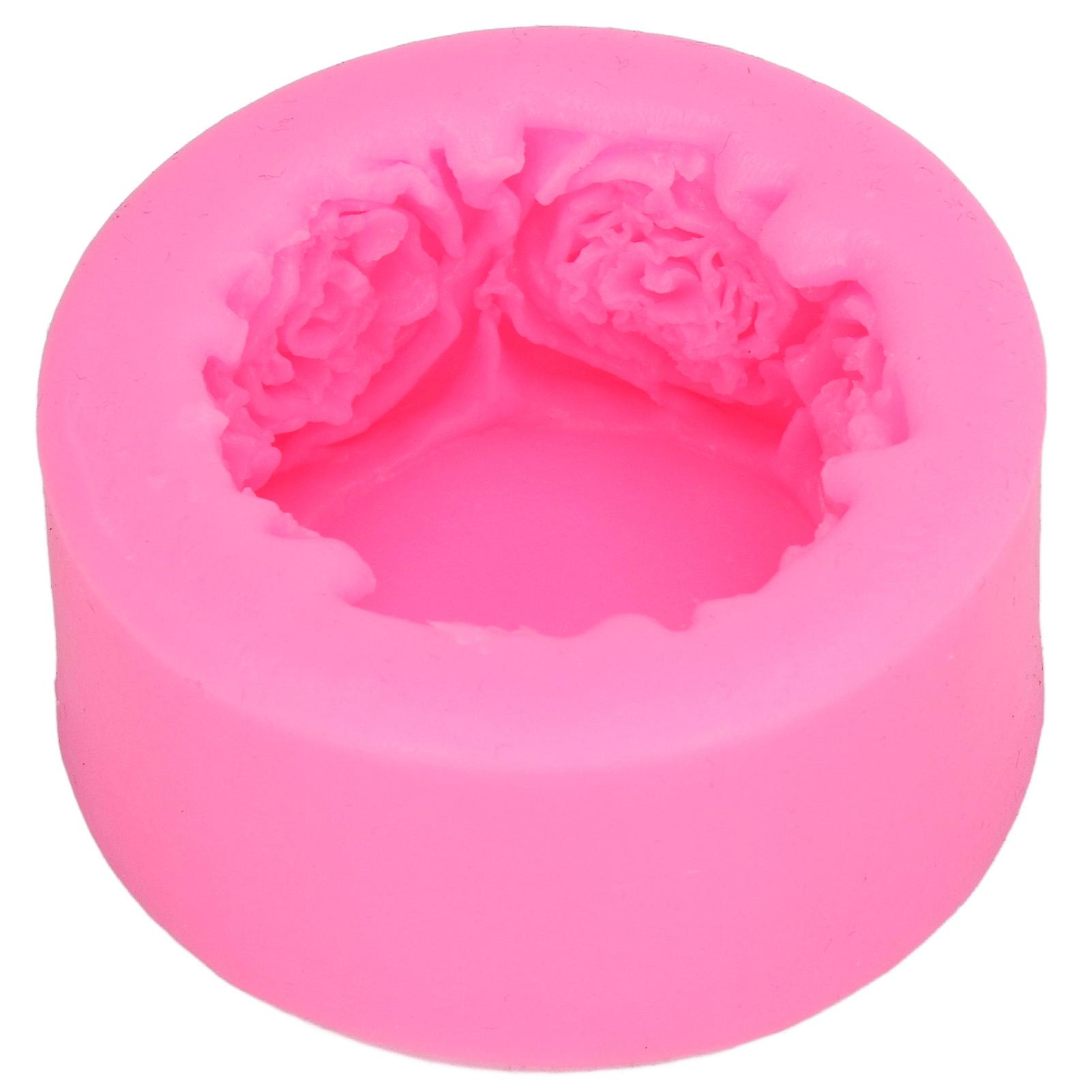 Durable Rose Pattern Silicone Mold: Widely Used for DIY Craft Projects