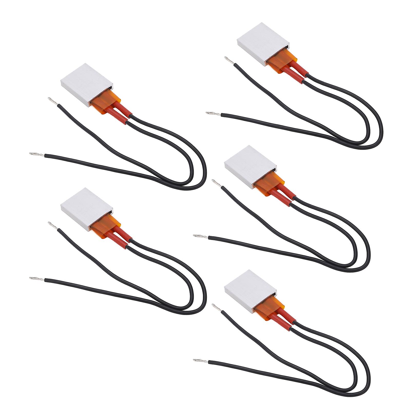 5Pcs PTC Heating Element Aluminum Shell Continuous Heat Output Automatic Constant Temperature PTC Heating Plate 220V