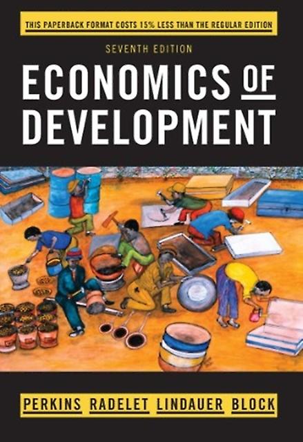 Economics Of Development by Steven A. Tufts University Block Paperback