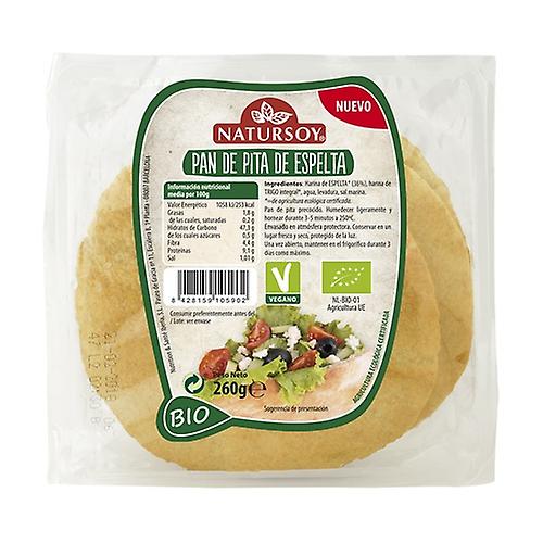 Organic Spelled Pita Bread 260 g