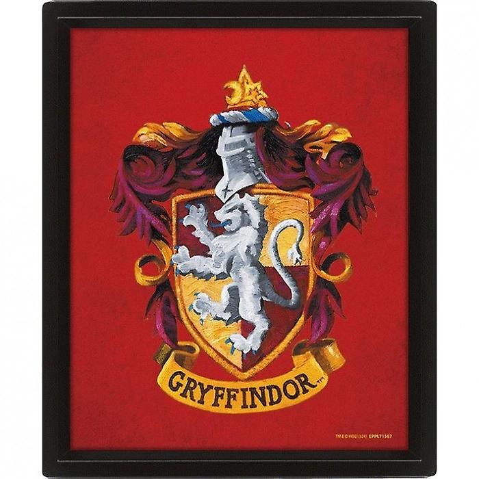 Harry Potter Colourful Crest Gryffindor Poster