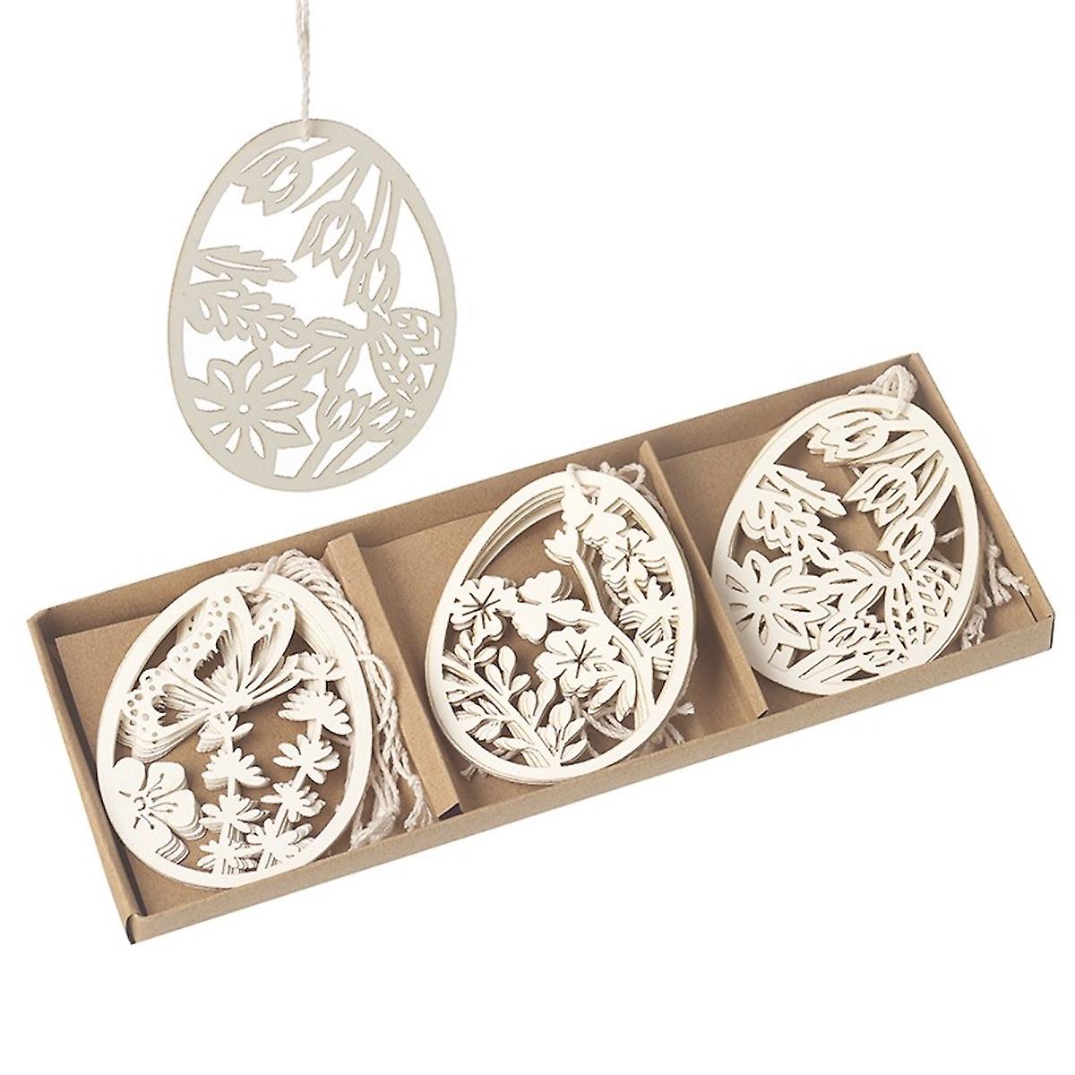 Heaven Sends Floral Paper Easter Egg Hanging Decorations