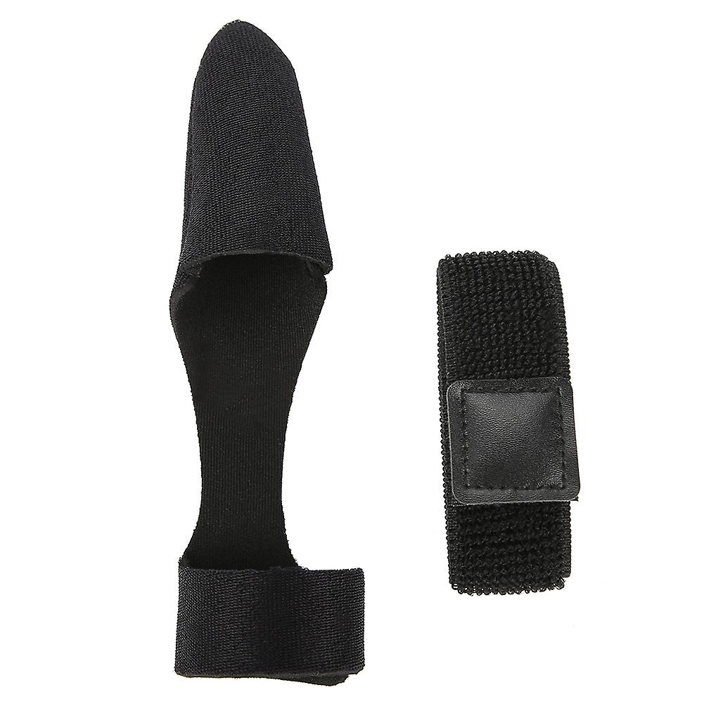 Expandable Neoprene Fishing Pole Sleeve Cover Glove Protector Cap Rod Strap Set (Black)