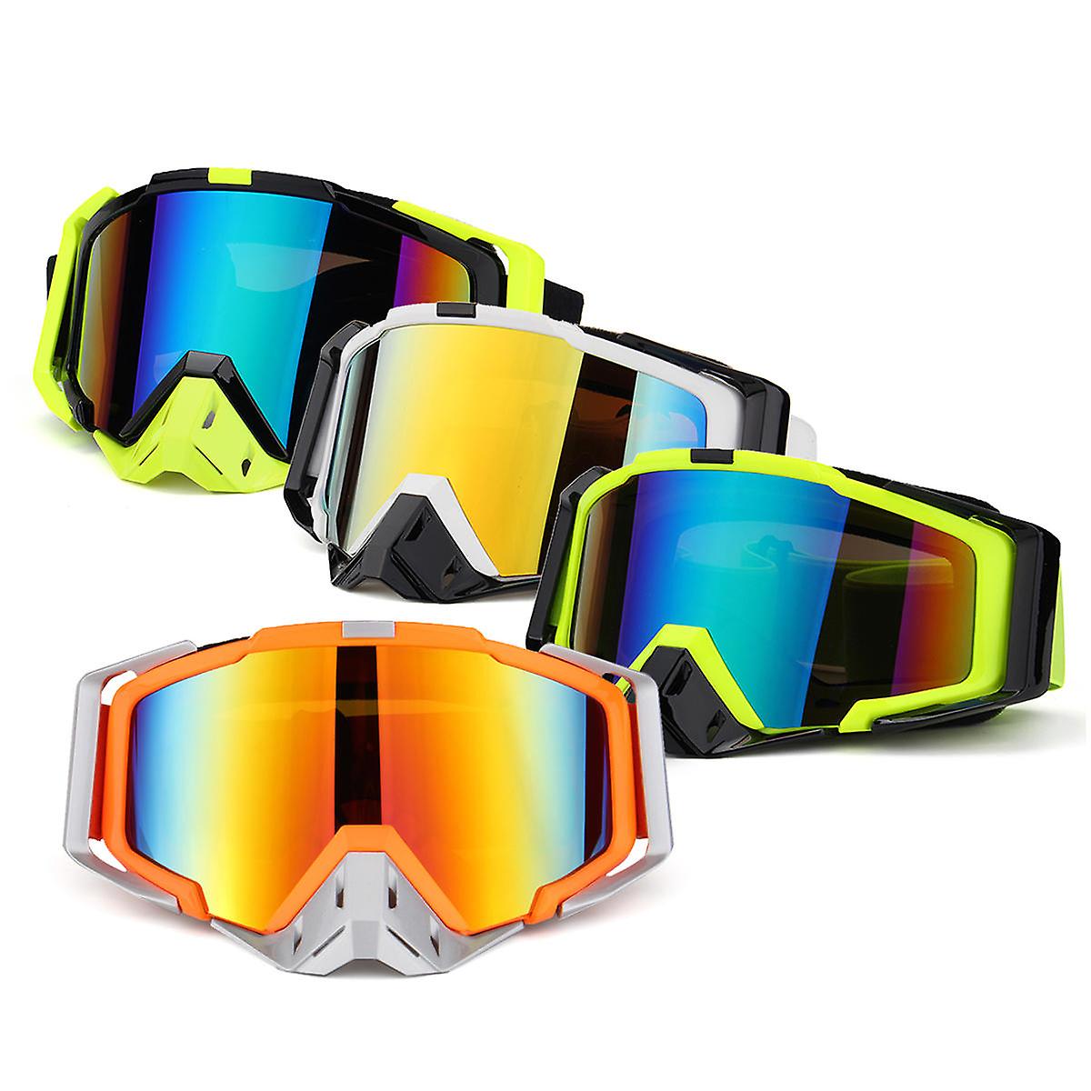 Outdoor Skiing Skating Goggles Snowmobile Glasses Windproof Anti-fog Uv Protection For Unisex