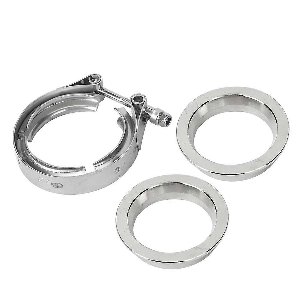 Stainless Steel V-Band Clamp with Flange for Auto Exhaust Pipe (2.25 inch - 57 mm)