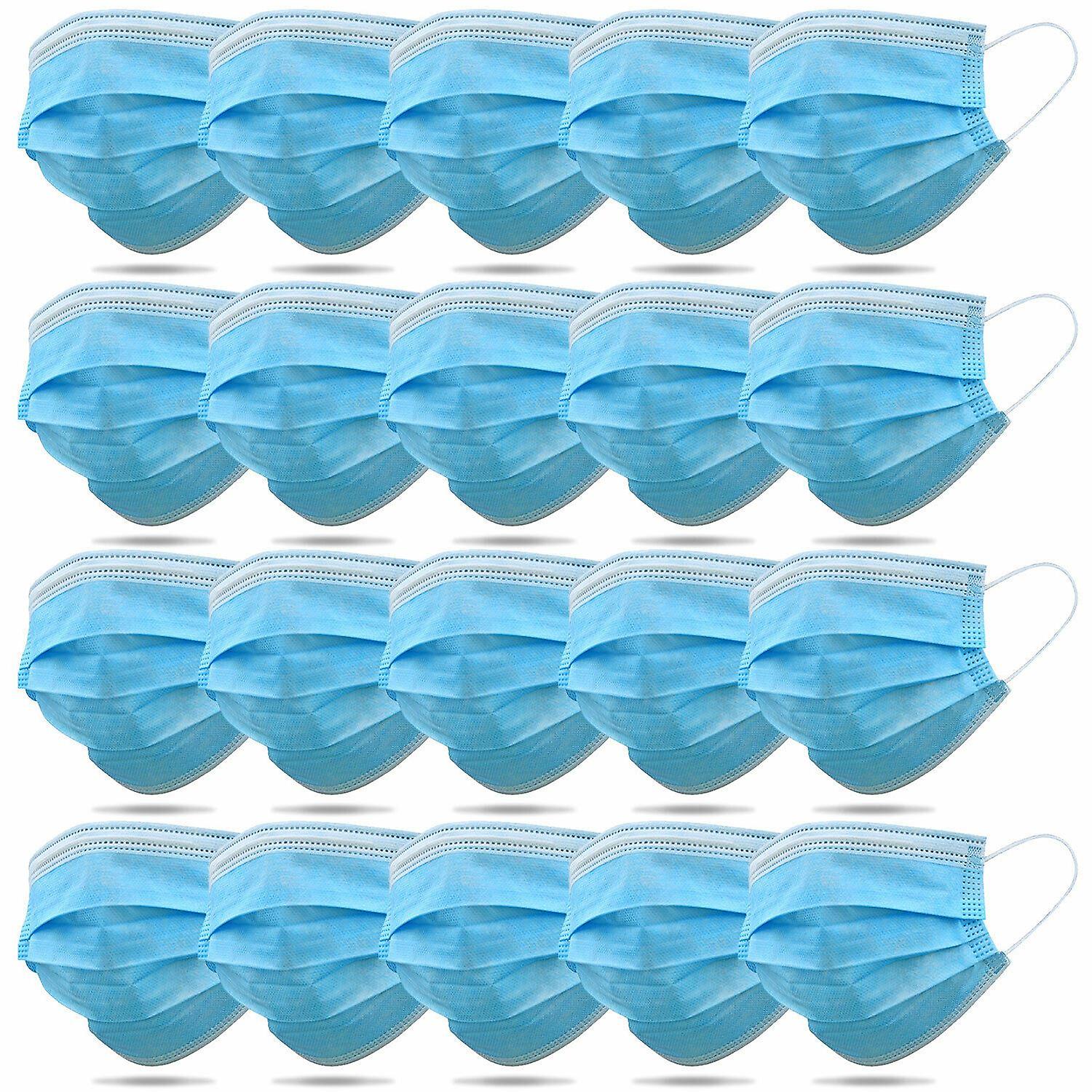Termin 3 Ply Disposable Face mask with Ear Loop, 20pk