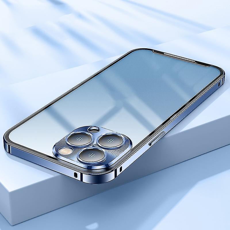 Frosted Phone Case For Iphone 13 Pro Max Blue