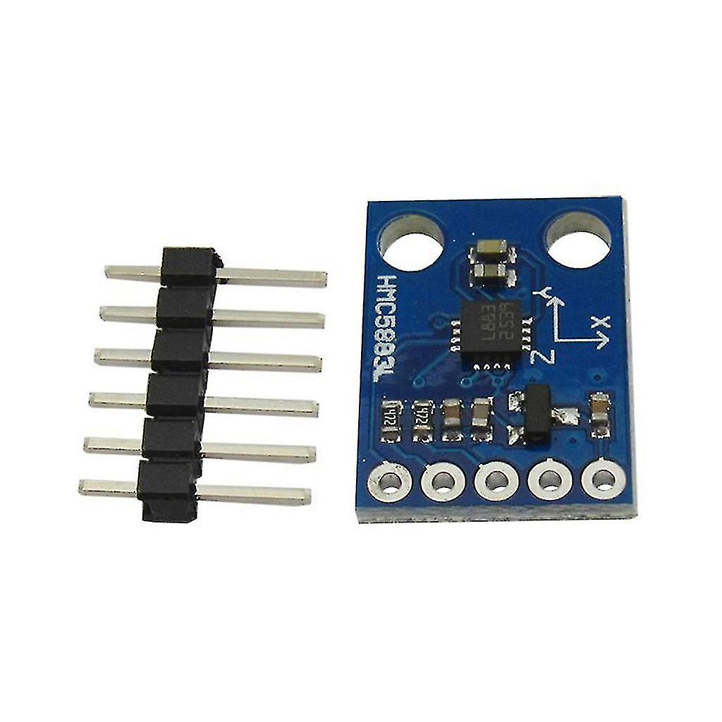 Gy-273 Qmc5883l Module Triple Axis Compass Magnetometer Sensor 3v-5v For Phone