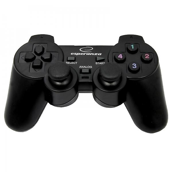 Esperanza Gamepad PC Usb Warrior Black