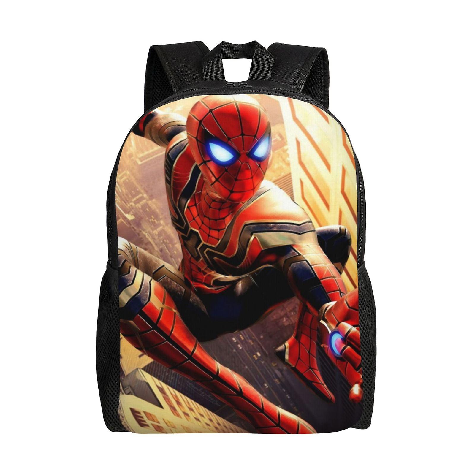 Spider Man Backpack, Travel Laptop Backpack, Water Resistant College School Computer Bag, Durable